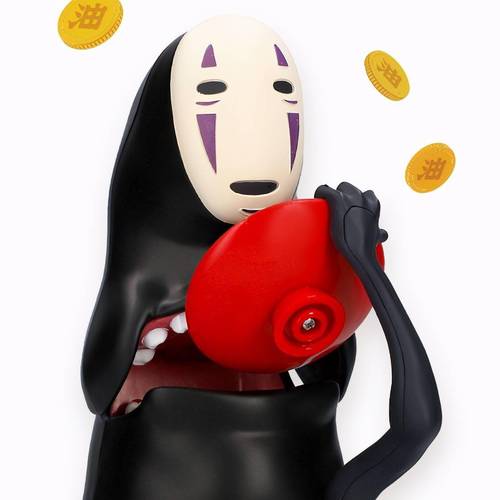 模玩资讯:《千与千寻》20周年纪念商品 无脸男狼吞虎咽存钱筒